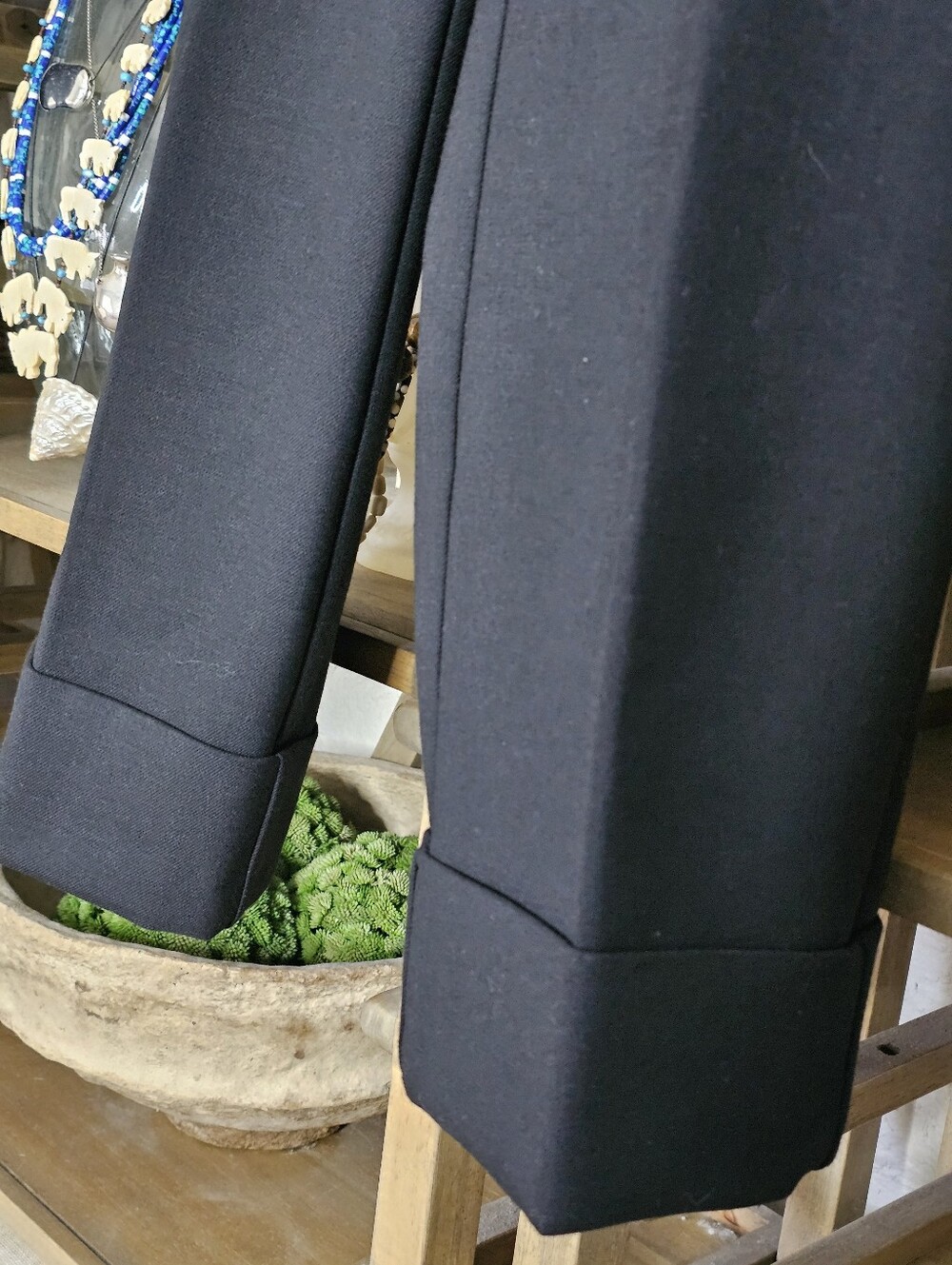 Sezane Damon Ankle-length Trousers Black Size 36 - Picture 14 of 16